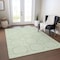 Homeroots 8' X 10' Mint Green And Ivory Geometric Washable Indoor Outdoor Area Rug 610832 - alternate 7