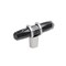 Amerock Carrione 2-1/2 inch 64mm Length Marble Black/Polished Chrome Cabinet Knob BP36647MBK26 - alternate 1