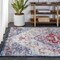 Jonathan Y Modern Persian Vintage Medallion Red/Navy 3 ft. x 5 ft. Area Rug MDP104A-3 - alternate 3