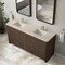 James Martin Vanities Gracyn 72" Double Vanity, Sable, w/ 3 CM Tajnar Eclos Widespread Top D125-V72-SBL-WTJR - alternate 2