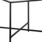 Homeroots 22" Black And Clear Glass And Steel Square End Table 543835 - alternate 5