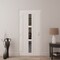 Vdomdoors Front Exterior Prehung Metal-Plastic Door, Manux 8112 White Silk, Office Commercial and Residential MANUX8112EXD-WS-W36xH80-RH - alternate 3
