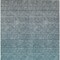 Homeroots 10' X 14' Teal Blue Gray And Charcoal Ombre Washable Indoor Outdoor Area Rug 588581 - alternate 6