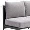 Homeroots 78" Gray Polypropylene Sofa 667661 - alternate 5
