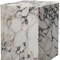Homeroots 20" Ivory Marble Square Block End Table 569935 - alternate 3