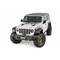 Warn Full Width One Piece Design Winch Mount Bumper with Shackle Tabs Powder Coated Black Steel 101335 - alternate 4