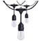 Satco 60 Foot LED String Light 24-S14 Lamps Medium Base 2200K CCT Black S8032R1 - alternate 3