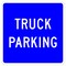 Sign Solutions Usa Parking Sign, 30 in W, Aluminum Sign, White DUS12DWT3030D9-16 - alternate 1