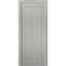 Sartodoors French Interior Door, 30" x 84", Gray QUADRO4111ID-KS-3084 - alternate 1
