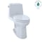 Toto MS854114E-01 Eco UltraMax Elongated 1 Piece Toilet, Cotton White MS854114E-01 - alternate 2
