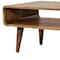 Homeroots 26in Brown Solid Wood Open Shelving TV Stand 719190 - alternate 3