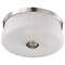 Nuvo Lune, 3 Light Flush Mount, Brushed Nickel Finish, Etched White Glass 60/8220 - alternate 3