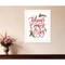 Homeroots Tidings of Comfort and Joy 1 White Framed Print Wall Art 416148 - alternate 2