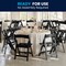 Flash Furniture HERCULES Kids Black Resin Folding Chair with Black Vinyl Padded Seat LE-L-1K-BK-GG - alternate 3