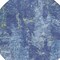 Homeroots 8' Navy Blue And Denim Blue Round Abstract Washable Indoor Outdoor Area Rug 610410 - alternate 4