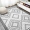 Jonathan Y Marokko Diamond Tribal Medallion Ivory/Black 3 ft. x 5 ft. Indoor/Outdoor Area Rug SMB127E-3 - alternate 5