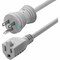 Startech.Com 6ft 1.8m Hospital-Grade Power Extension Cord, Green Dot Medical Power Cable, NEMA 5-15P to 231B-660H-POWER-CORD - alternate 1