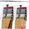 Campior Space Saving Pants Hangers 2 Pack, 6-Layer S-Type Stainless Steel, Anti-Slip, Gray CMPSSHANGR-2pk - alternate 1