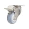 Vestil Thermoplastic Rubber Swivel With Total Brake Caster 3 In. Diameter x 1 In. Width 225 lb Gray CST-E-SS-3X1TPR-SWTB - alternate 1
