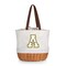 Picnic Time Family Of Brands NCAA App State Mountaineers Coronado Canvas and Willow Basket Tote - Picnic Bag 203-00-187-794-0 - alternate 1