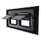 Brixwell 1410mm x 666mm ProMaster Van Glass Window, Driver 1st Slider with Dual Awning with Two Fly Screen RAWD003L - alternate 1