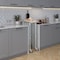 Amgood 24in D x 12in L Stainless Steel Open Base Table, 3in Casters AMG WT-2412-RCB-WHEELS-Z - alternate 4