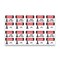 Signmission OSHA Danger Sign, Hard Hat Area Bilingual, 5in X 3.5in Decal, 10PK, OS-DS-D-35-VPR-1292-10PK OS-DS-D-35-VPR-1292-10PK - alternate 1