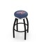 Holland Bar Stool Co 25" Blk Wrinkle Washington Capitals Swivel Bar Stool, Chrome Ring L8B2C25WshCap - alternate 1