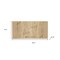 Homeroots 39in Oak Wood Wall mounted Accent Cabinet 535017 - alternate 4