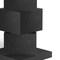 Homeroots 51" Clear and Black Glass and Solid Wood Pedestal Base Round Top Dining Table 633117 - alternate 3