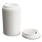 Perk Plastic Hot Cup Lids, Fits 8 oz Cups, White, PK50, 50PK PK45593 - alternate 4