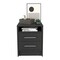 Homeroots 20" Black Two Drawer Faux Wood Nightstand 543667 - alternate 6