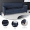 Flash Furniture HERCULES Diplomat Series Navy LeatherSoft Sofa BT-827-3-NVY-GG - alternate 3