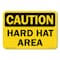 Signmission OSHA Sign, Hot Work Permit Required In This Area, Size: 14in X 10in Vinyl, 14" W, 10" H, Landscape OS-CL-D-1014-L-19980 - alternate 1
