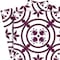 Homeroots 4" X 4" Merlot Lisa Removable Peel And Stick Tiles 400390 - alternate 2