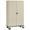 Sandusky Lee Solid Door Storage Cabinet, 46 in W, 78 in H, 24 in D, Putty TA4R462472-07 - alternate 4