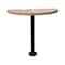 Leisure Craft Perforated Semi-Circle Pedestal Table, Portable, 40"H, Sandstone STAB40-PERF-SANDSTONE - alternate 1