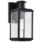 Nuvo Luca, Small Outdoor Lantern, Sand Black Finish, Clear Beveled Glass 60/8510 - alternate 1