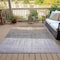Homeroots 8' X 10' Taupe And Gray Abstract Washable Indoor Outdoor Area Rug 632068 - alternate 6