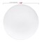 Smarty Had A Party 7.5" Solid White Organic Round Disposable Plastic Appetizer/Salad Plates (120 Plates), 120PK 937W-CASE - alternate 7