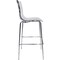 Leisuremod Astor Ripple Swirl Polycarbonate Seat Barstool with Chrome Base & Footrest ACC-30CL - alternate 5