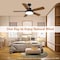 Ipower Ceiling Fan, 44 Inch, Brown Colorï¼Œ5 Blades HIFANXCEIL44WOODBLADES5 - alternate 5
