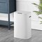 Happimess Tammi Kitchen 14.5-Gallon Slim Metal Push Button Trash Can, Cotton White HPM1017C - alternate 4