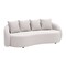 Homeroots 91" Beige Polypropylene Sofa 667655 - alternate 4