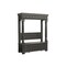 Homeroots 70in Black Floral Solid Wood Solid Wood Storage Bench with Flip Top 635823 - alternate 1