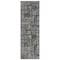 World Rug Gallery Contemporary Boho Stripes Non Shedding Soft Runner Rug 2 ft x 10 ft Black 396BLACK2X10 - alternate 2