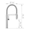 Blanco culina Mini Pull-Down 1.5 GPM, PVD Steel 527479 - alternate 3