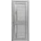 Sartodoors Solid French Door 24 x 84in, Light Grey Oak W/ Frosted Glass, Single Regular Panel Frame Trims Handle VEREGIO7288ID-OAK-2484 - alternate 6