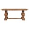 Homeroots 71" Brown Solid Wood Double Pedestal Base Dining Table 719513 - alternate 1