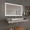 Homeroots 59" Clear Lighted Unframed Bathroom Vanity Mirror 564866 - alternate 5